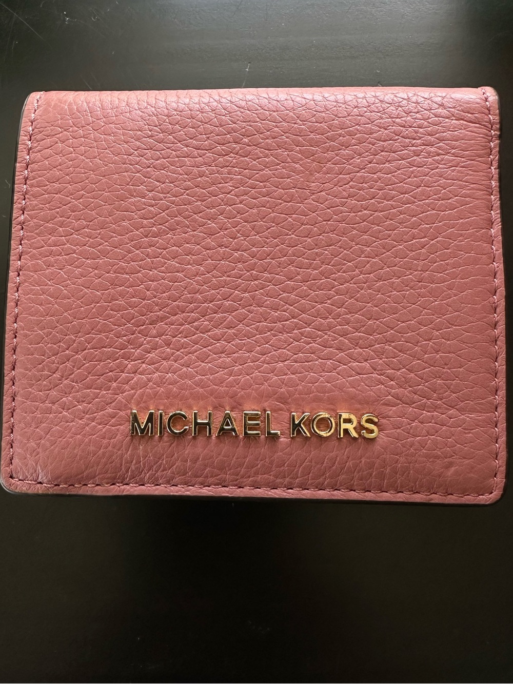 Michael Kors Mercer Wallet Carryall Card Case Leather - Antique Rose